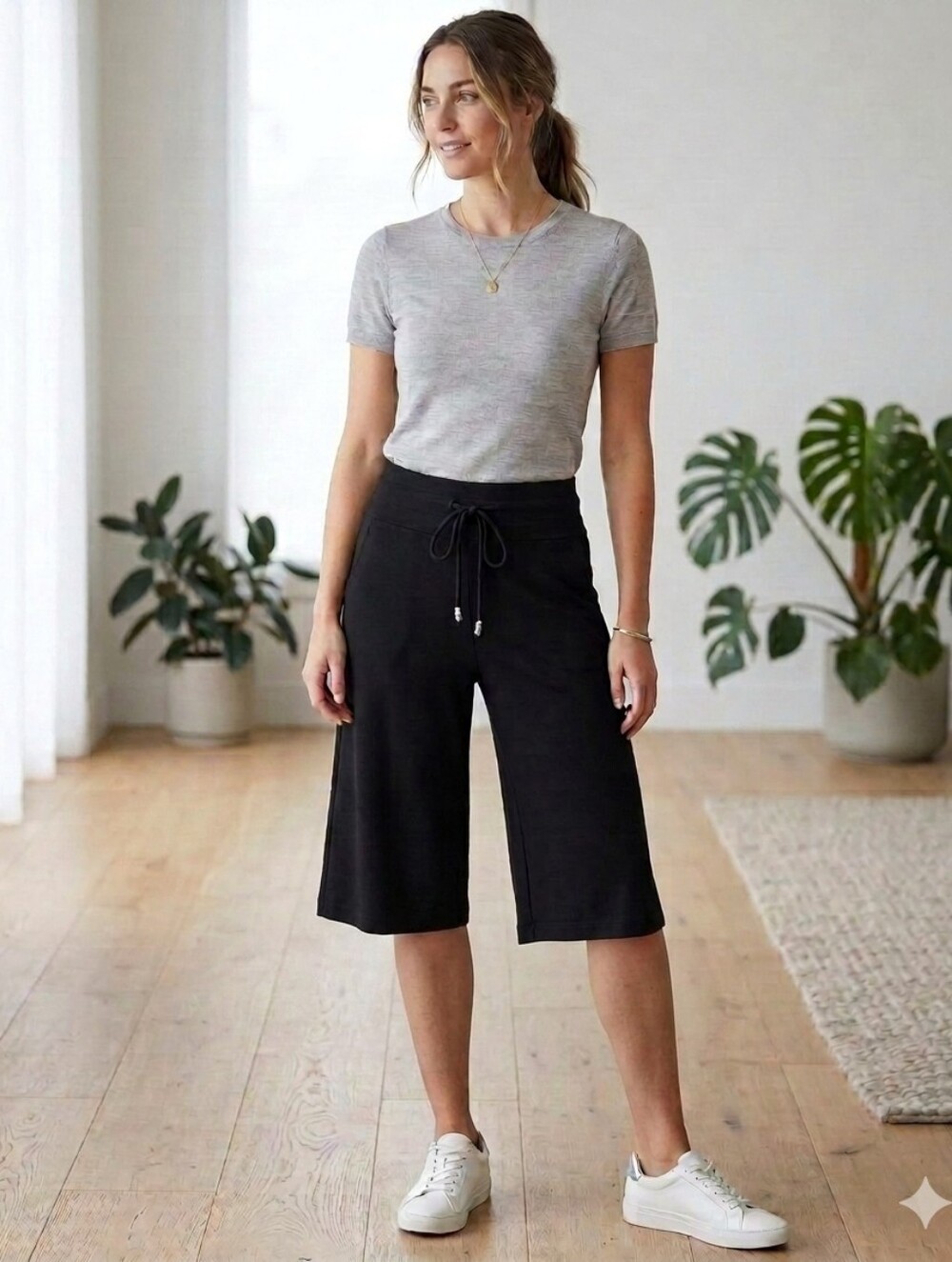 George Black Drawstring  Shorts
